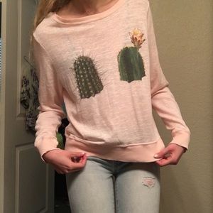 Pink wildfox sweater